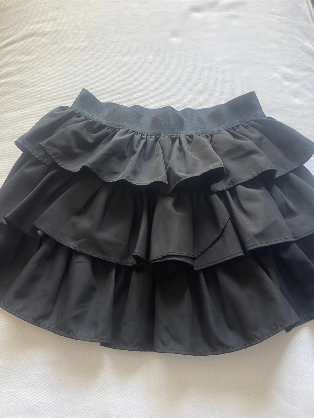 Ralph Lauren Girls Size 8 Navy Blue Navy Layered Ruffle Skirt